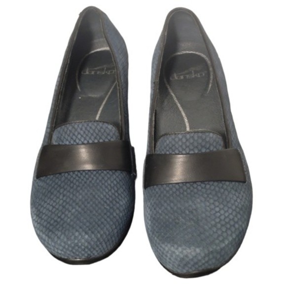 Dansko Womens Oksana 5606550200 Blue‎ Slip On Loafer Shoes Size US 7.5 EU 38 - Picture 1 of 8
